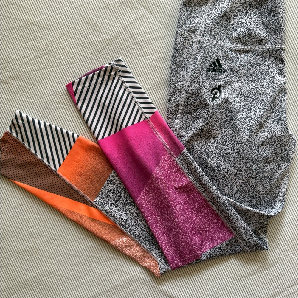 Adidas Women's Colorblock Leggings - size M